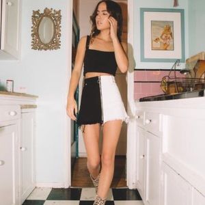 Yin Yang Skirt / B&W